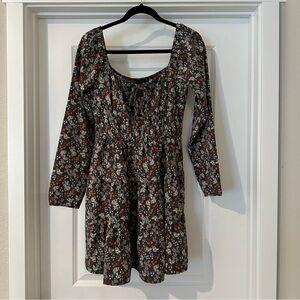 Hesperus Floral Drop Waist Babydoll Dress